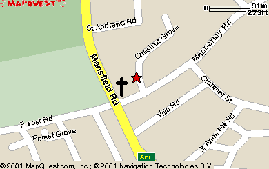 St Andrew's Community Hall map